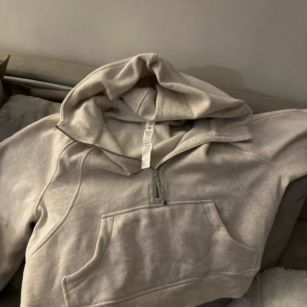 Lululemon Athletica Cream Relaxed Fit Sweater